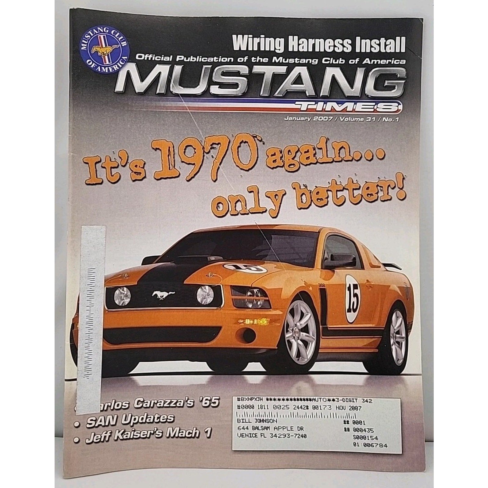 Mustang Times Magazine January 2007 Vol. 31 No. 1