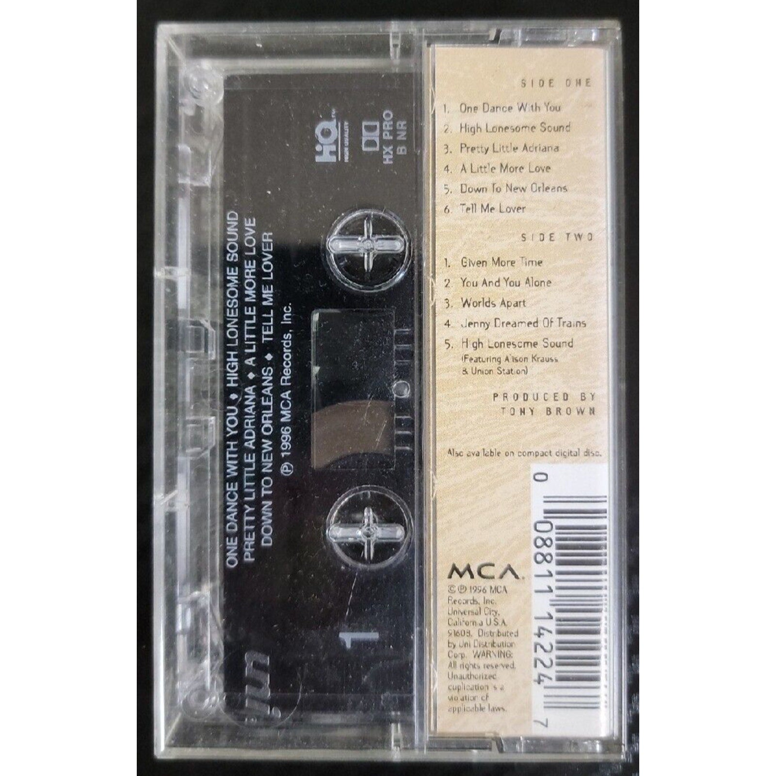 High Lonesome Sound by Vince Gill (Cassette, May-1996, MCA Nashville)