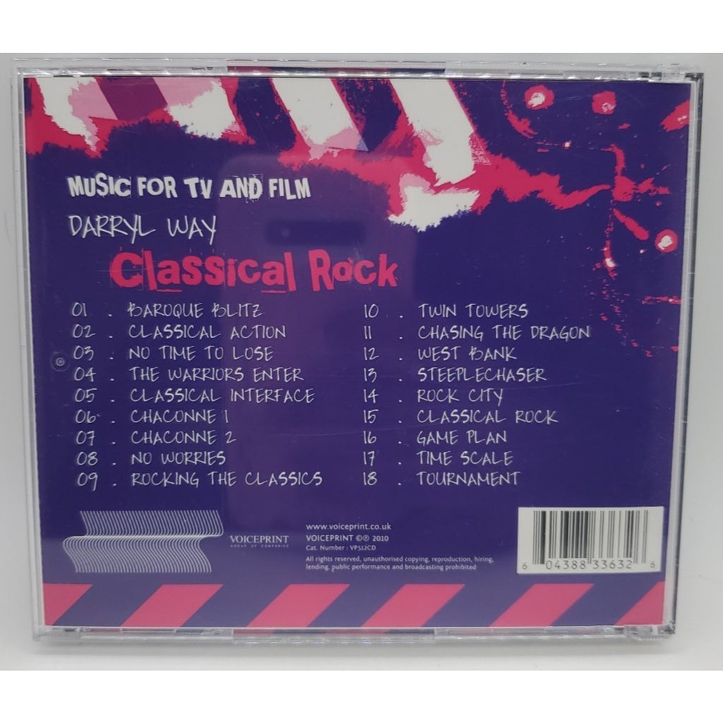 Classical Rock by Darryl Way (CD, 2010)