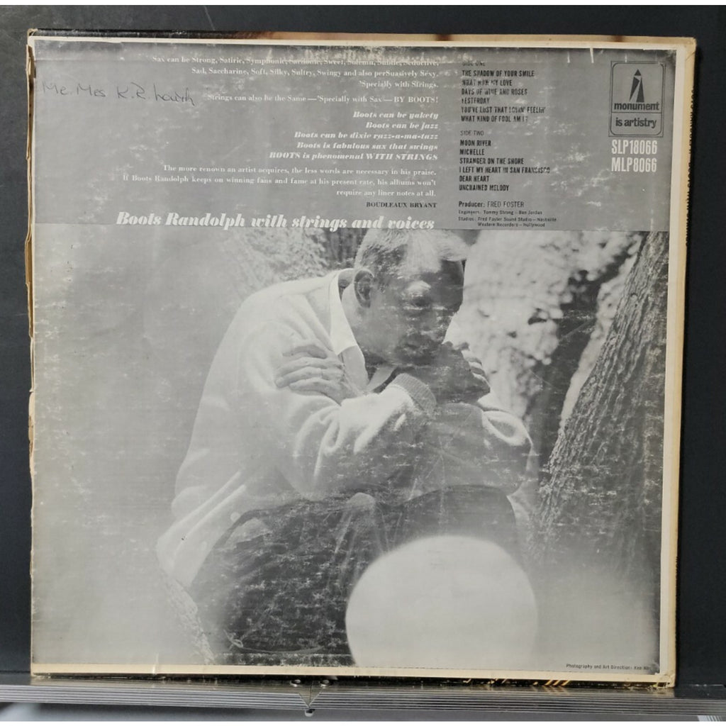 Boots Randolph ‎– Boots With Strings (Vinyl)