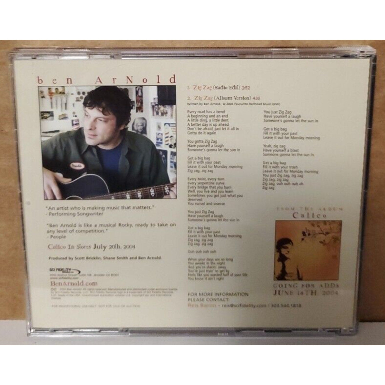 Ben Arnold Zig Zag (CD)