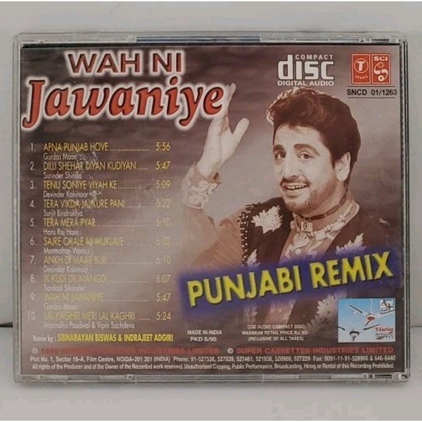 Wah Ni Jawaniye - Punjabi Remix CD - Sibnarayan Biswas & Indrajeet Adgiri