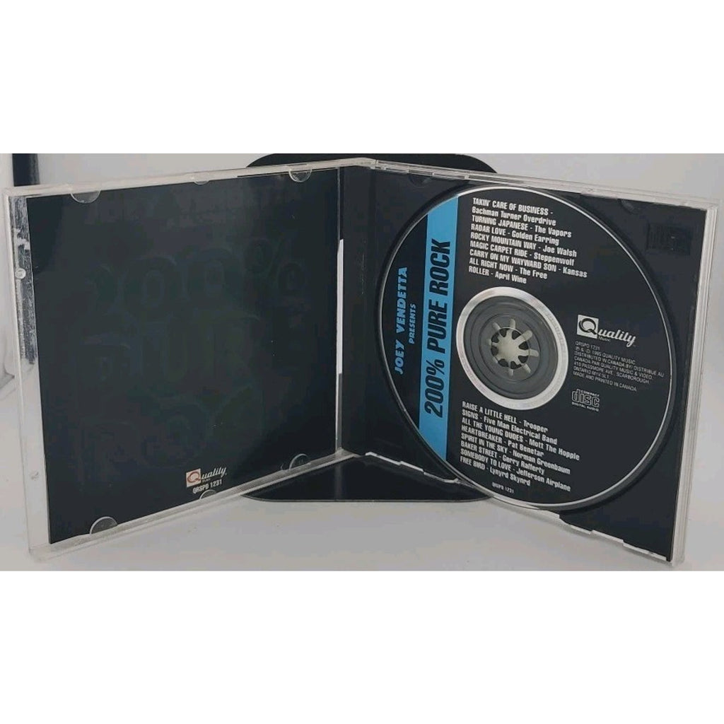 Joey Vendetta Presents 200% Pure Rock - Music CD - Various Artists