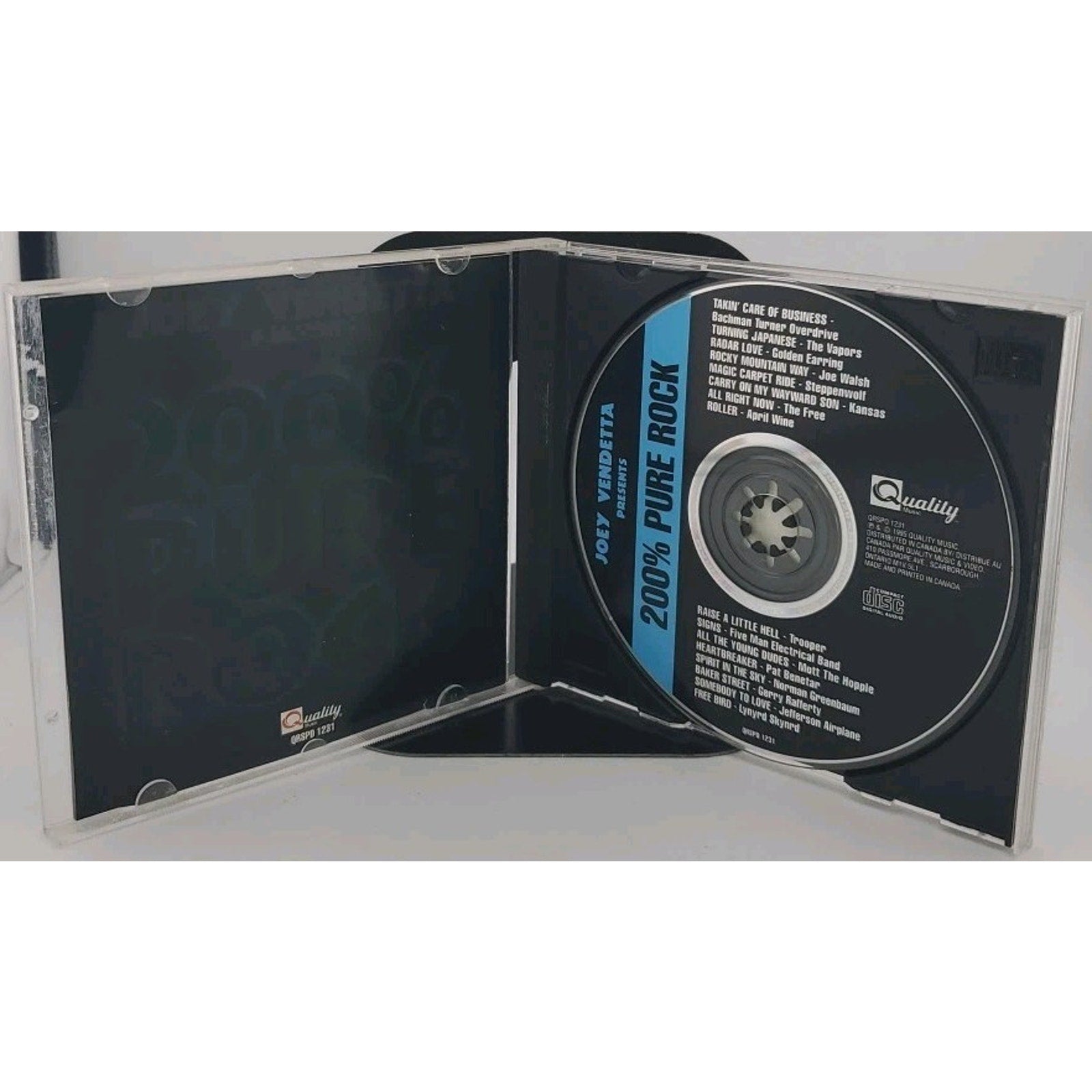 Joey Vendetta Presents 200% Pure Rock - Music CD - Various Artists
