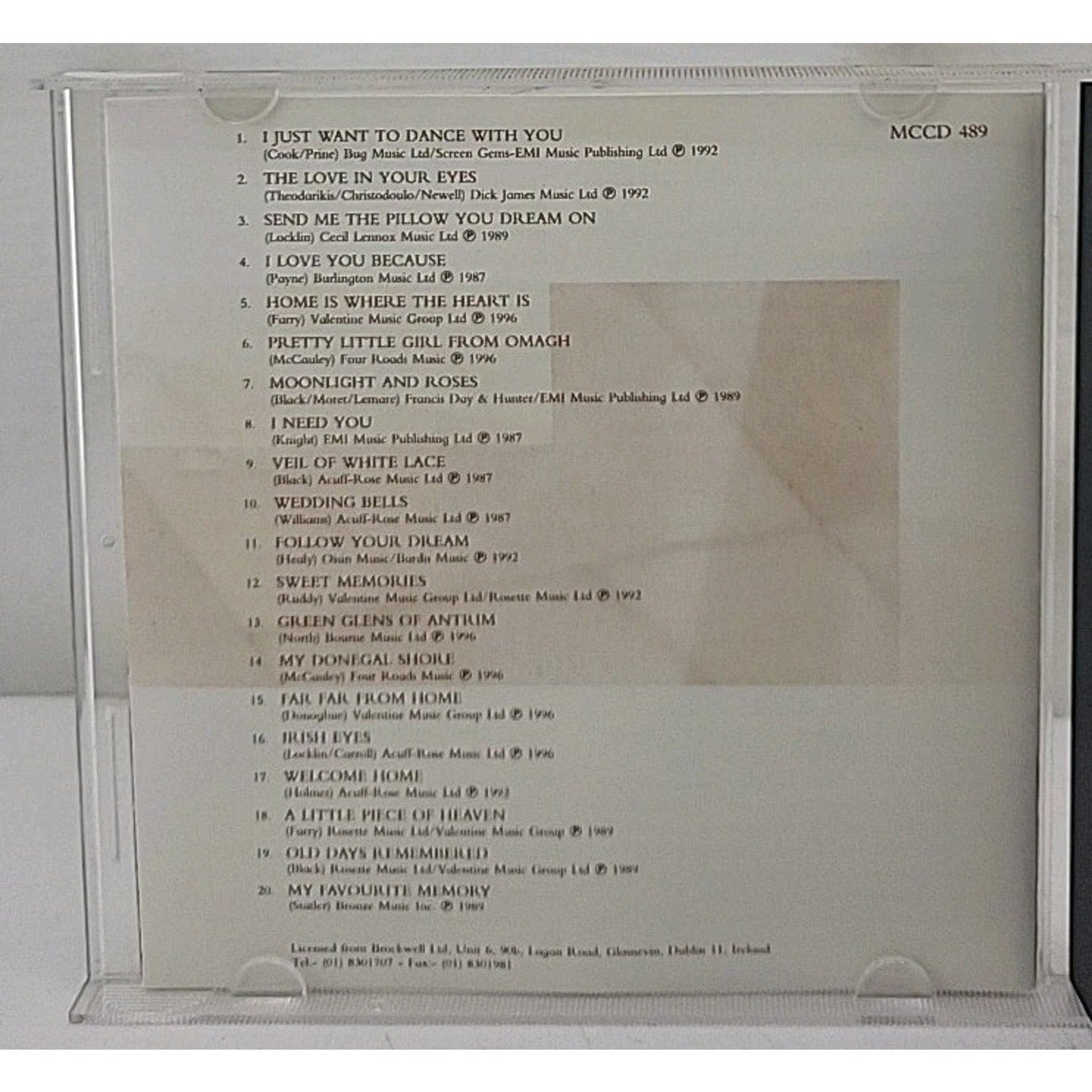 Dreaming by Daniel O'Donnell (CD, 2002)