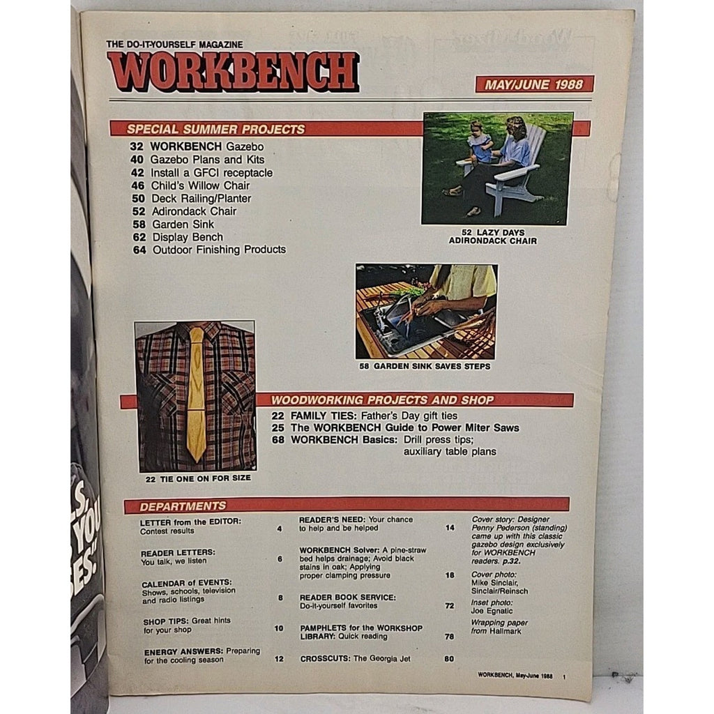 Workbench The Do-It-Yourself Magazine - June 1988 - Volume 44 Number 3