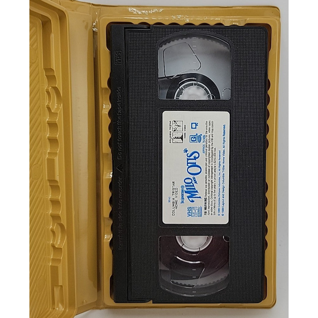 Adventures of Milo and Otis (VHS, 1997, Clamshell Closed Captioned)