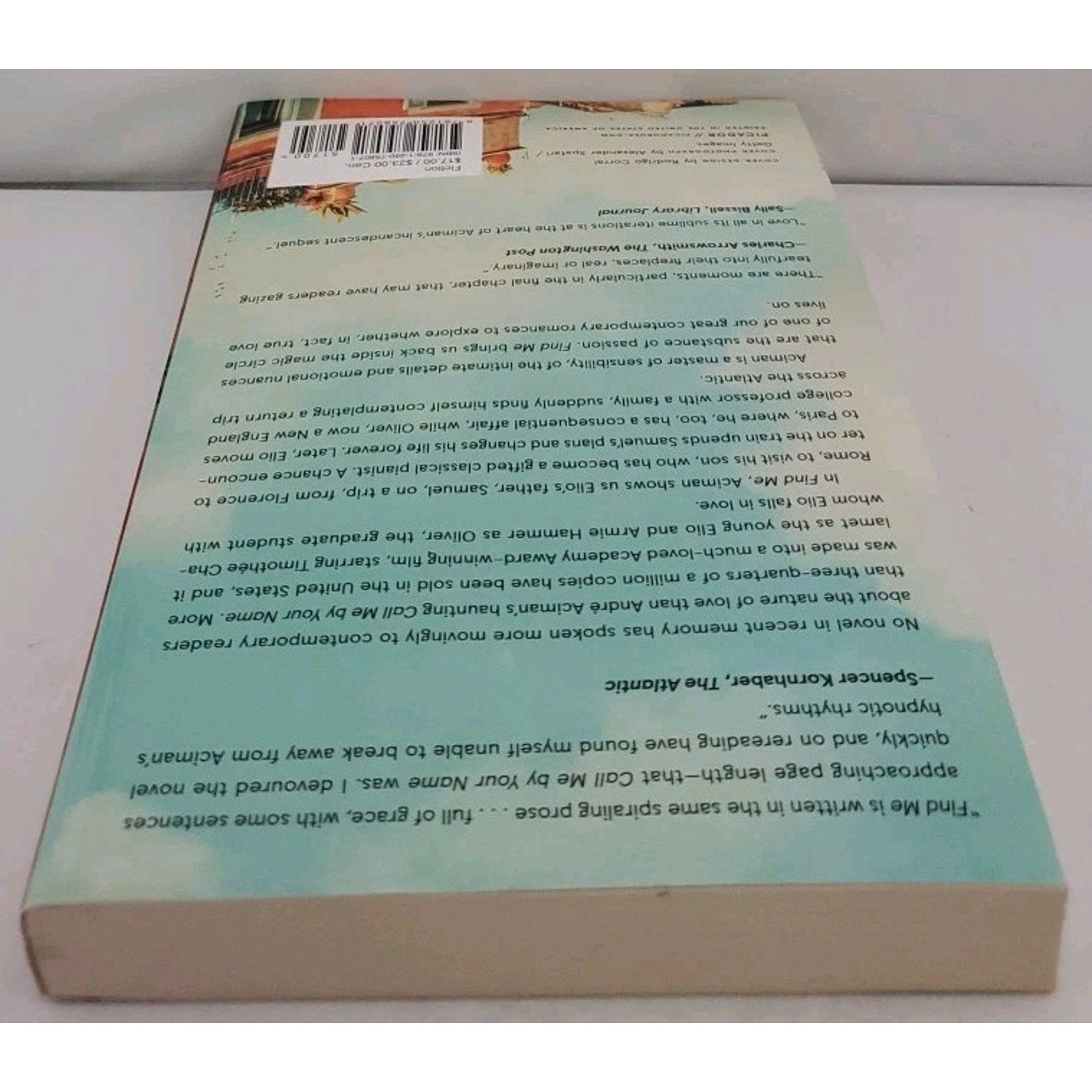 Find Me : A Novel by André Aciman (2020, Trade Paperback)