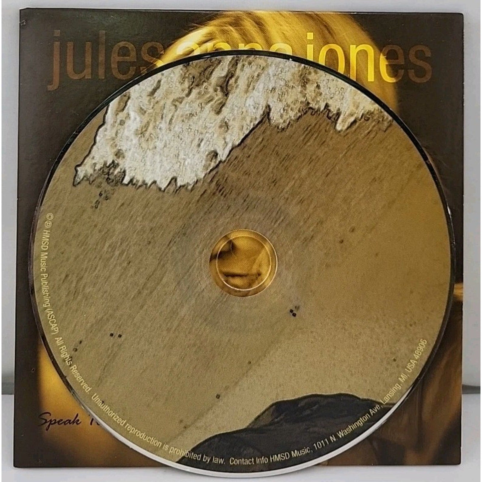 Jules Anna Jones Speak To Me CD