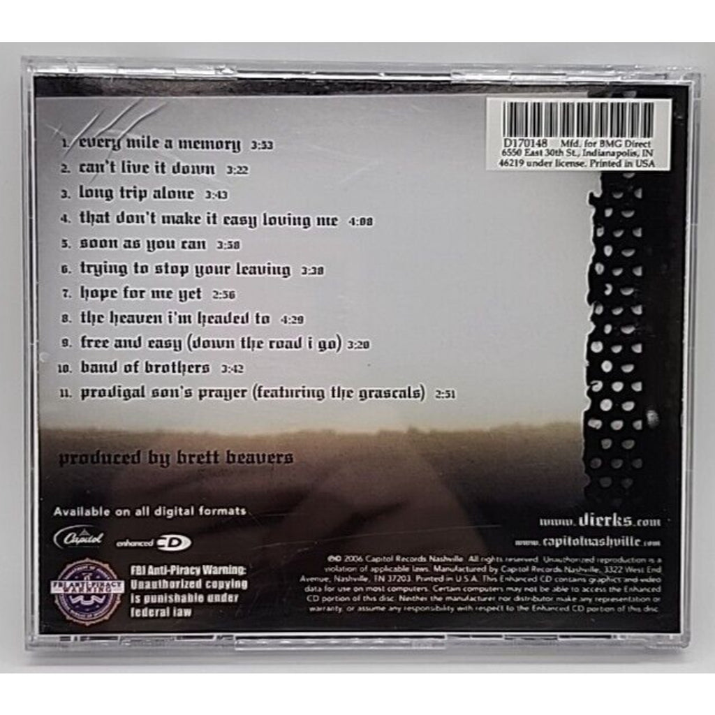 Dierks Bentley Long Trip Alone - CD
