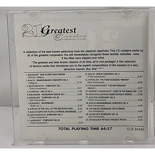 21 Greatest Classics - Audio CD By Mozart, Wolfgang Amadeus