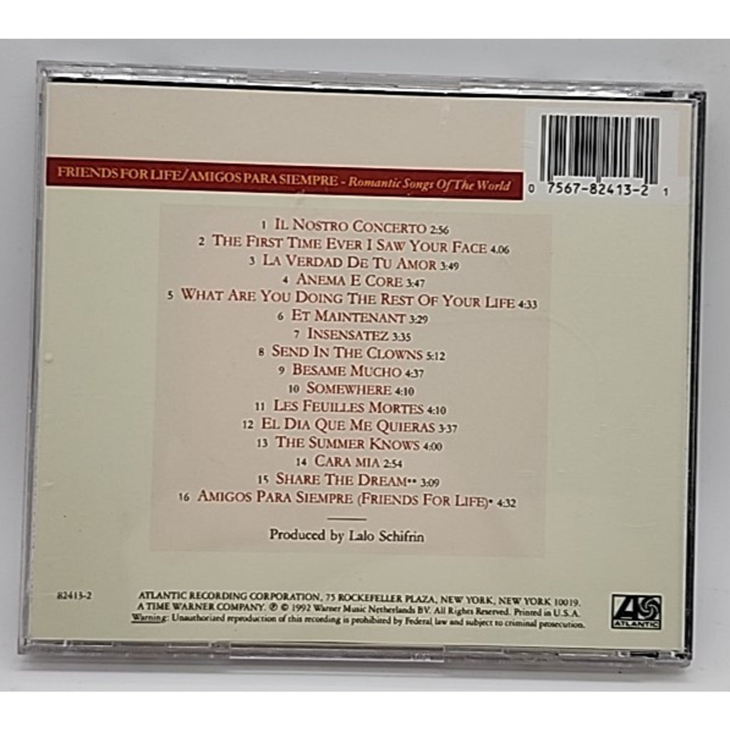 Amigos Para Siempre-Friends Fo by Jose Carreras (CD, 1992)