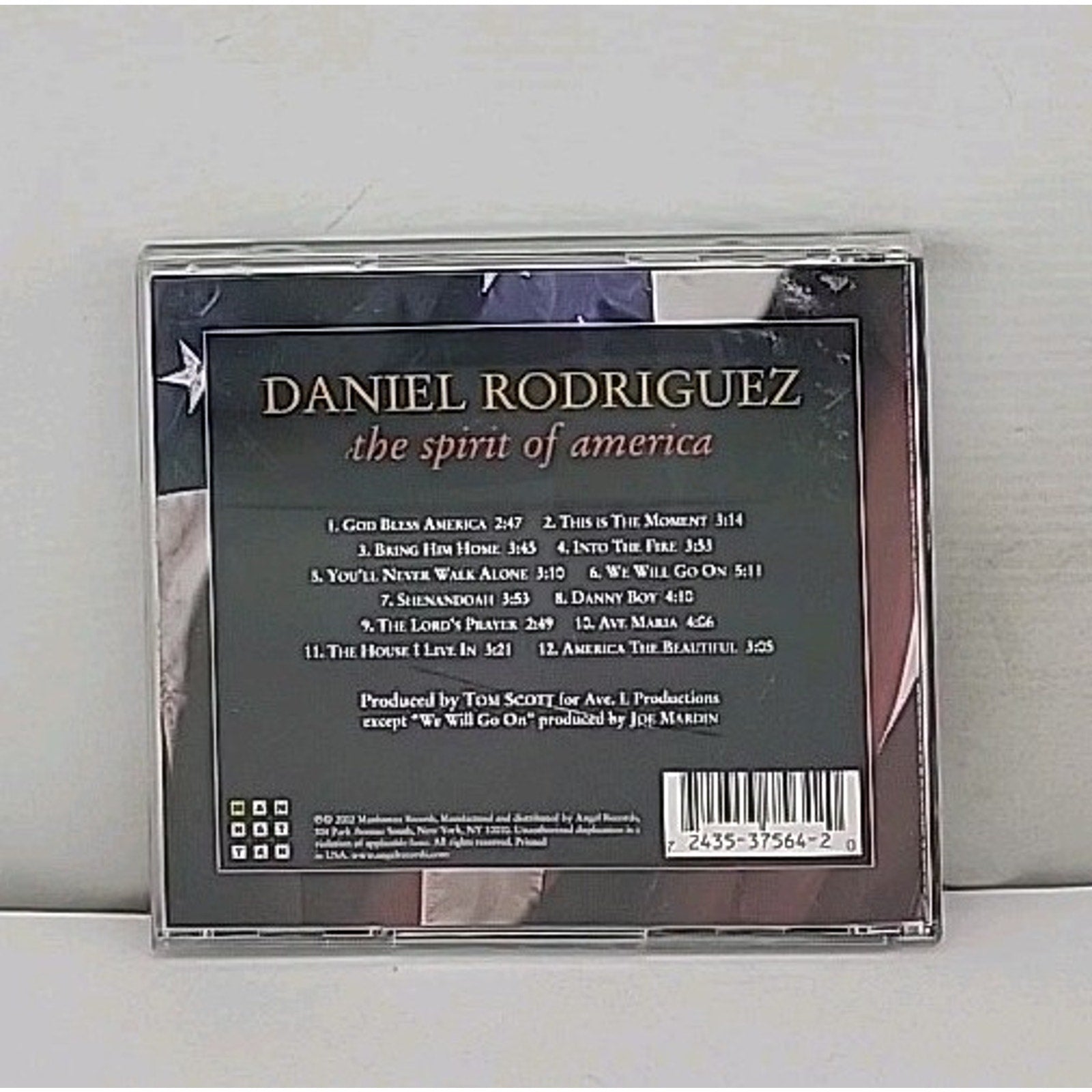 Spirit of America by Daniel Rodriguez (CD, 2002)