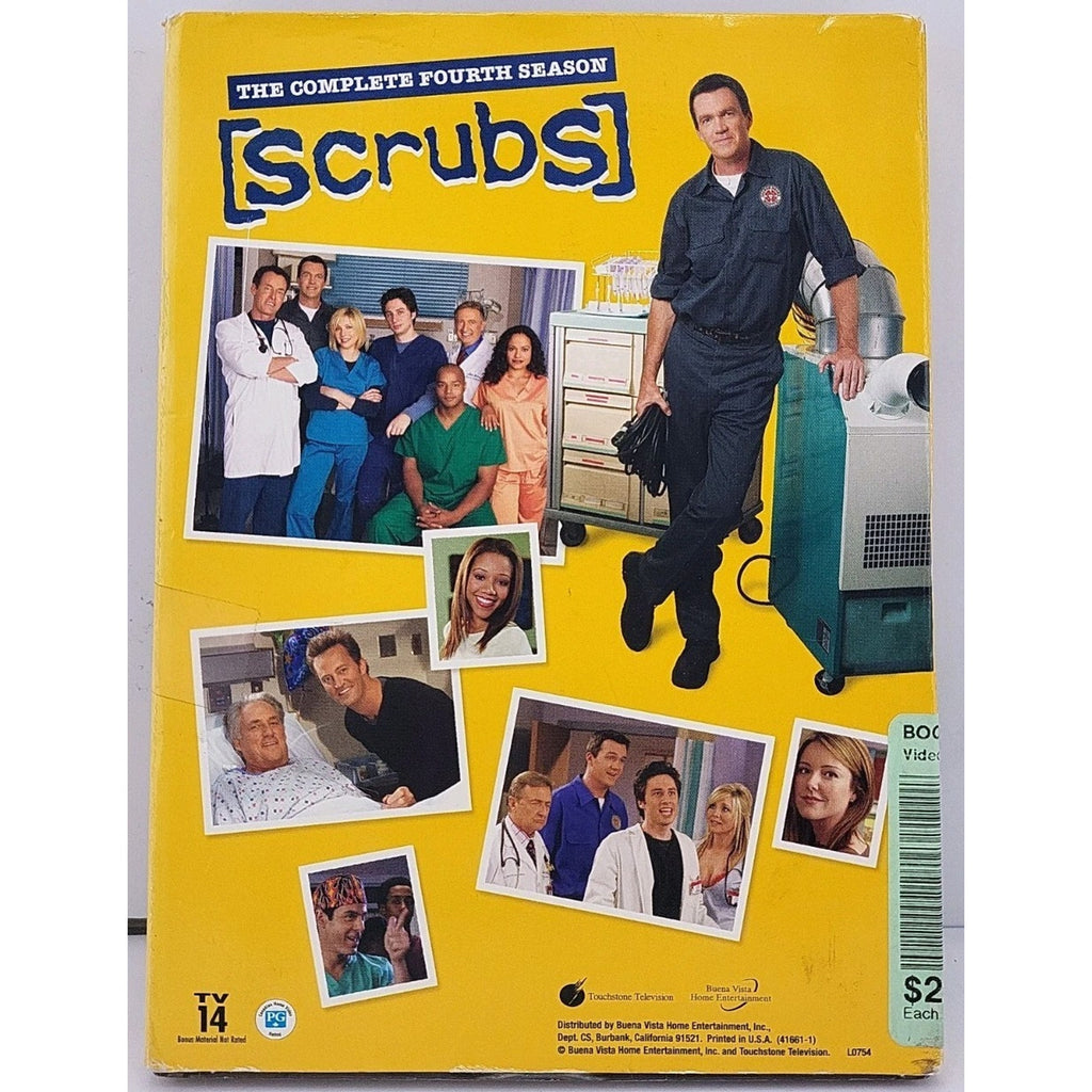 Scrubs - The Complete Fourth Season (DVD, 2006, 3-Disc Set)