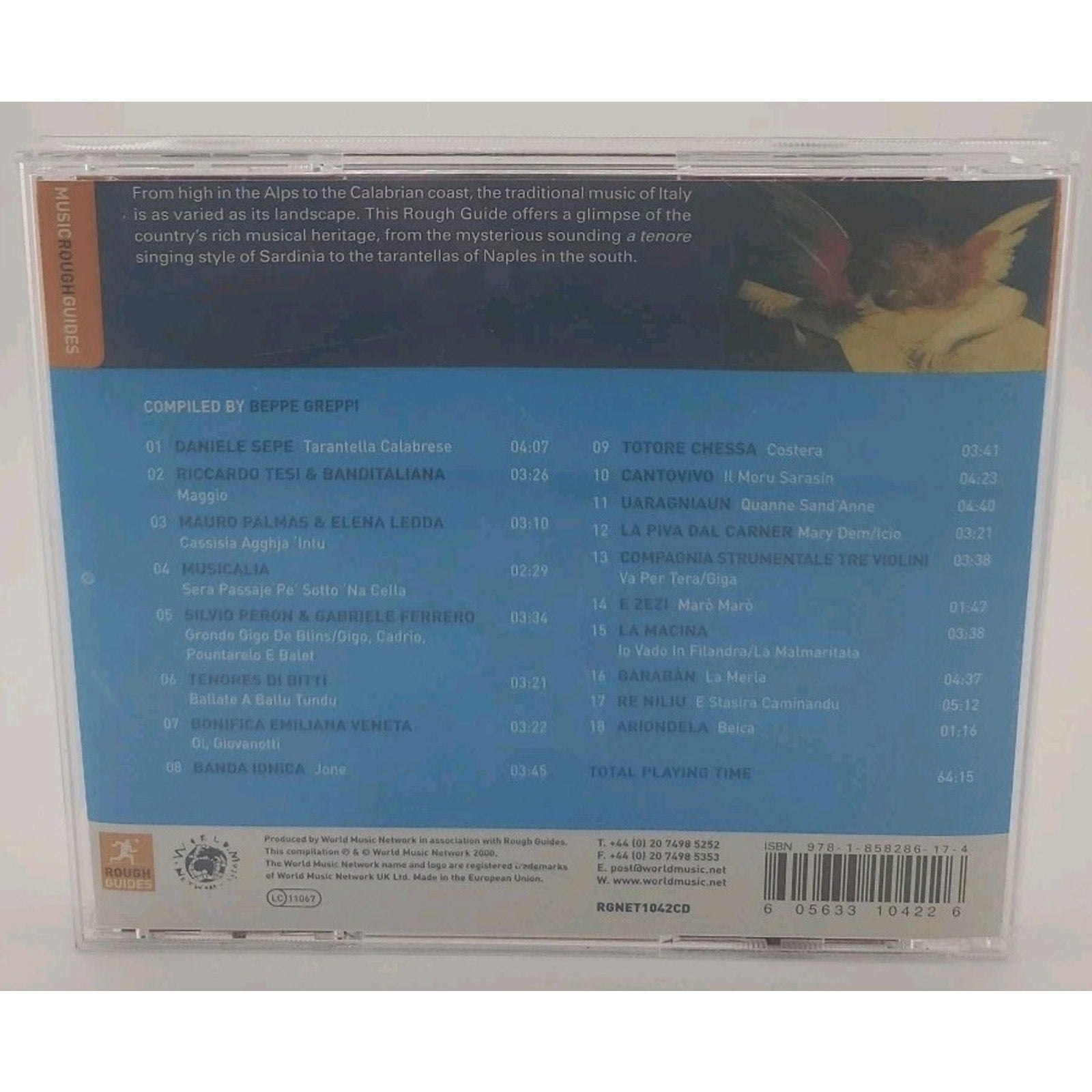 Rough Guide to Music of Italy by Various (CD, 2000)