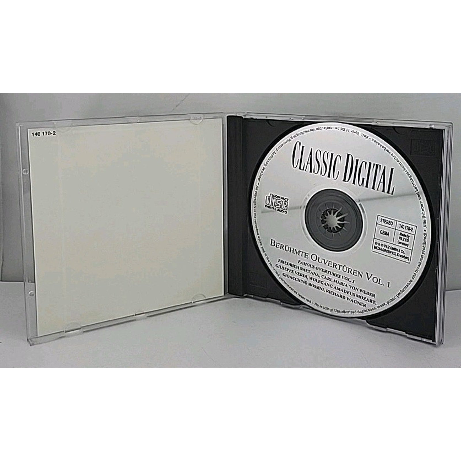 Classic Digital Famous Overtures Vol. I (CD)