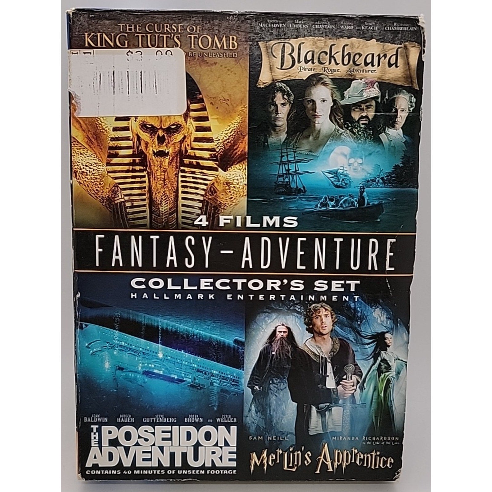 The Curse of King Tuts Tomb / The Poseidon Adventure / Merlins Apprentice (DVD)