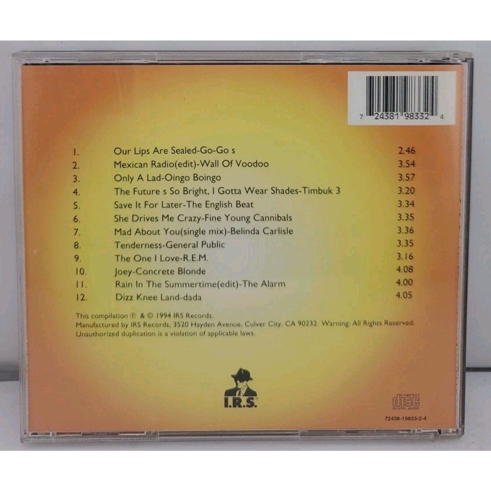 On the Charts: Irs 1979-1994 by Various (CD, 1998)
