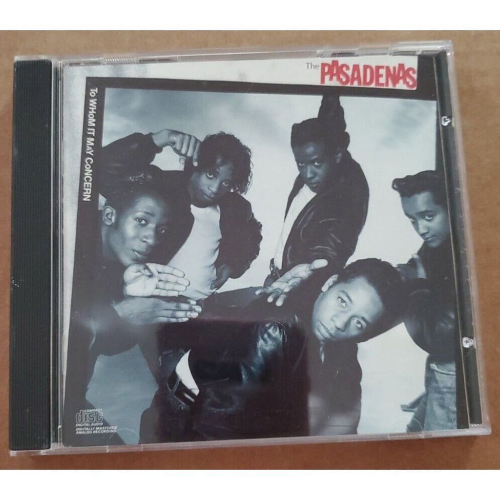 To Whom It May Concern by The Pasadenas (CD, Remainder, 1989, Columbia)