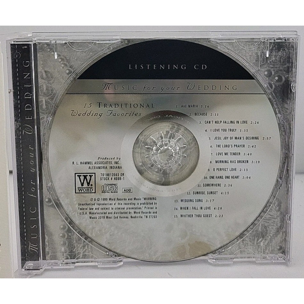 15 Traditional Wedding Favorites - Audio CD