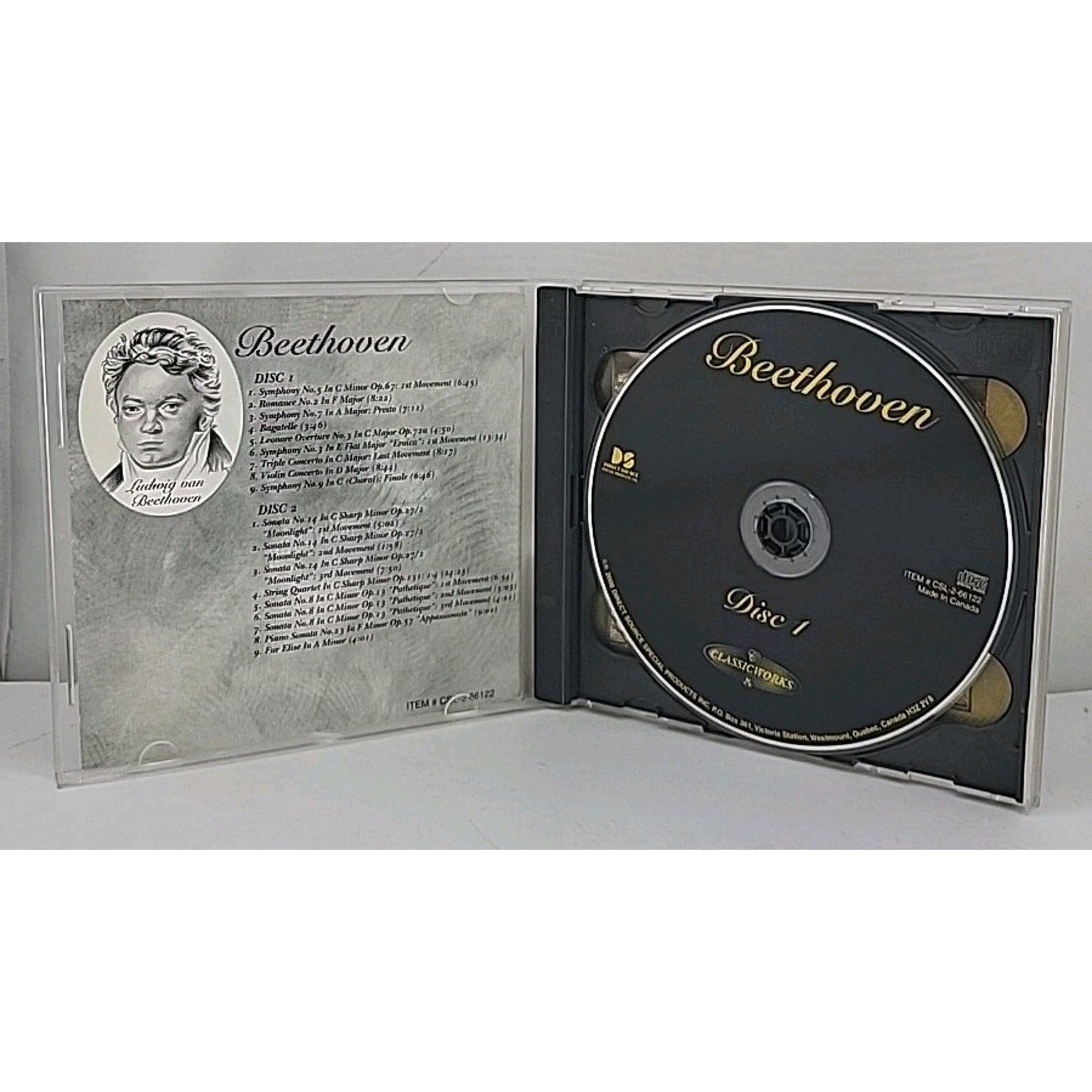 Classicworks by Ludwig van Beethoven (CD, 2000)