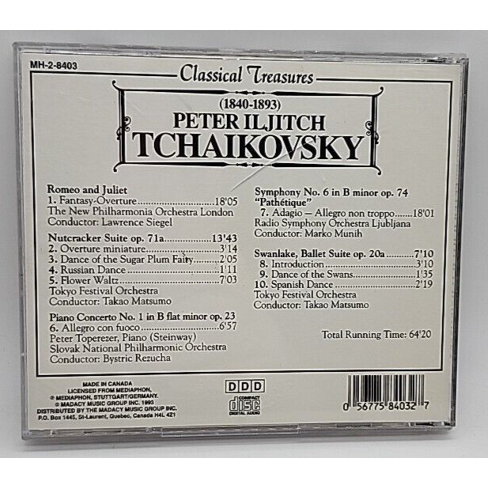 Classical Instrumental CDs Choose From 120+ Romantic Era & Twentieth Century