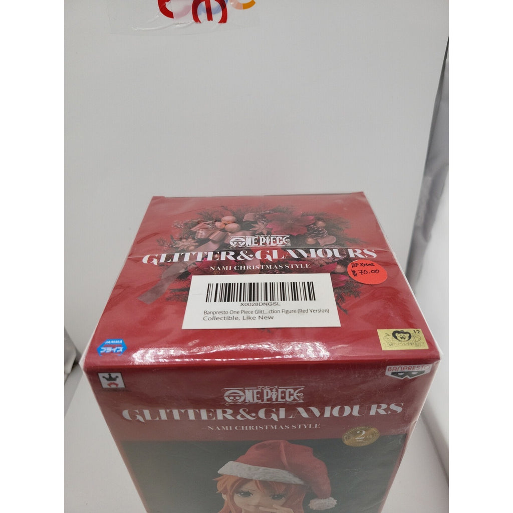 Banpresto Nami One Piece Glitter & Glamours Christmas Style Figure Red version
