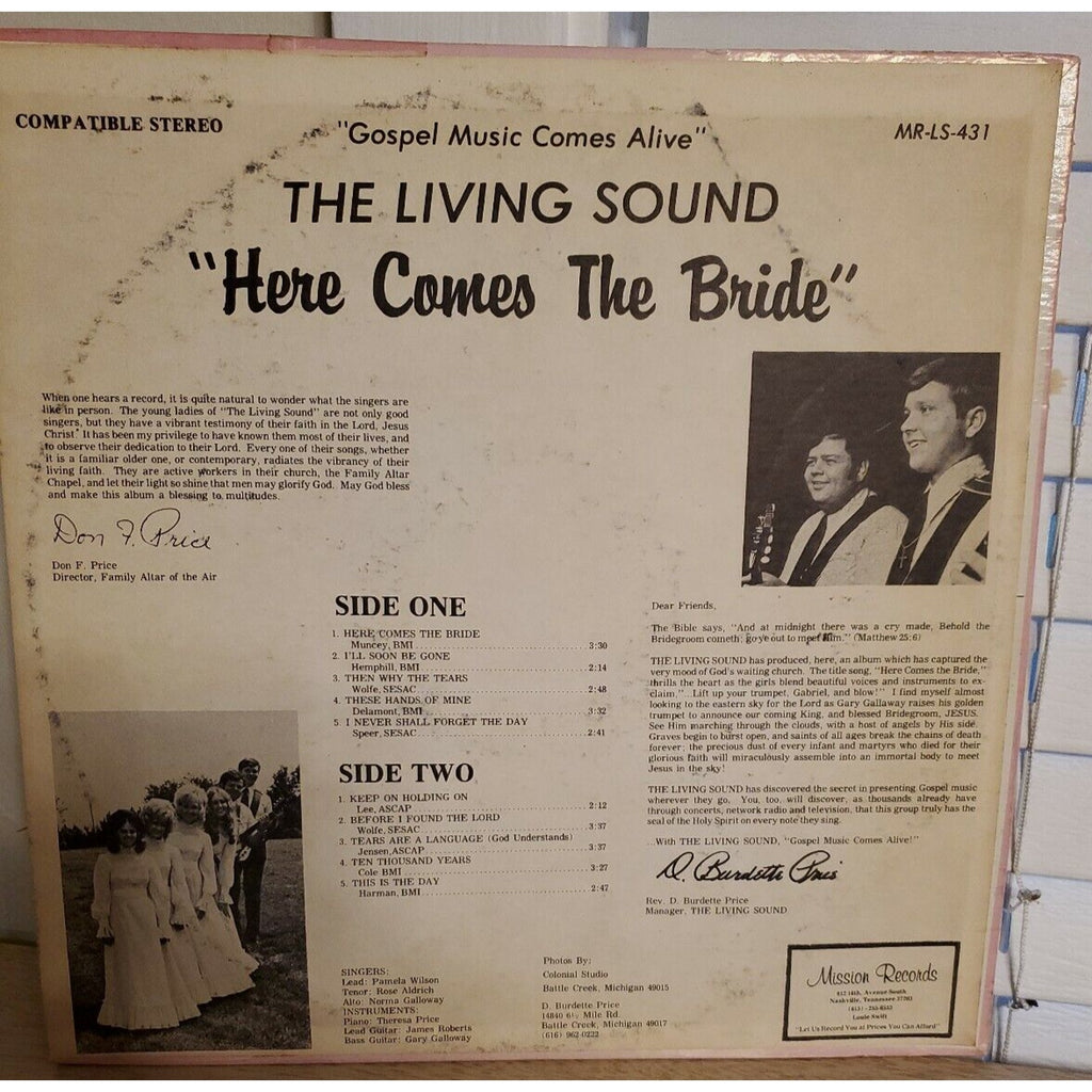 The Living Sound - Here Comes The Bride - LP