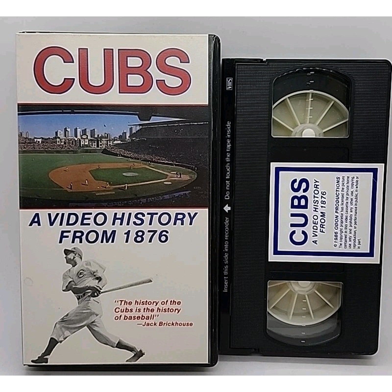 CUBS: A Video History from 1876 - VHS, 1986, 52 Minutes - Major League Baseball