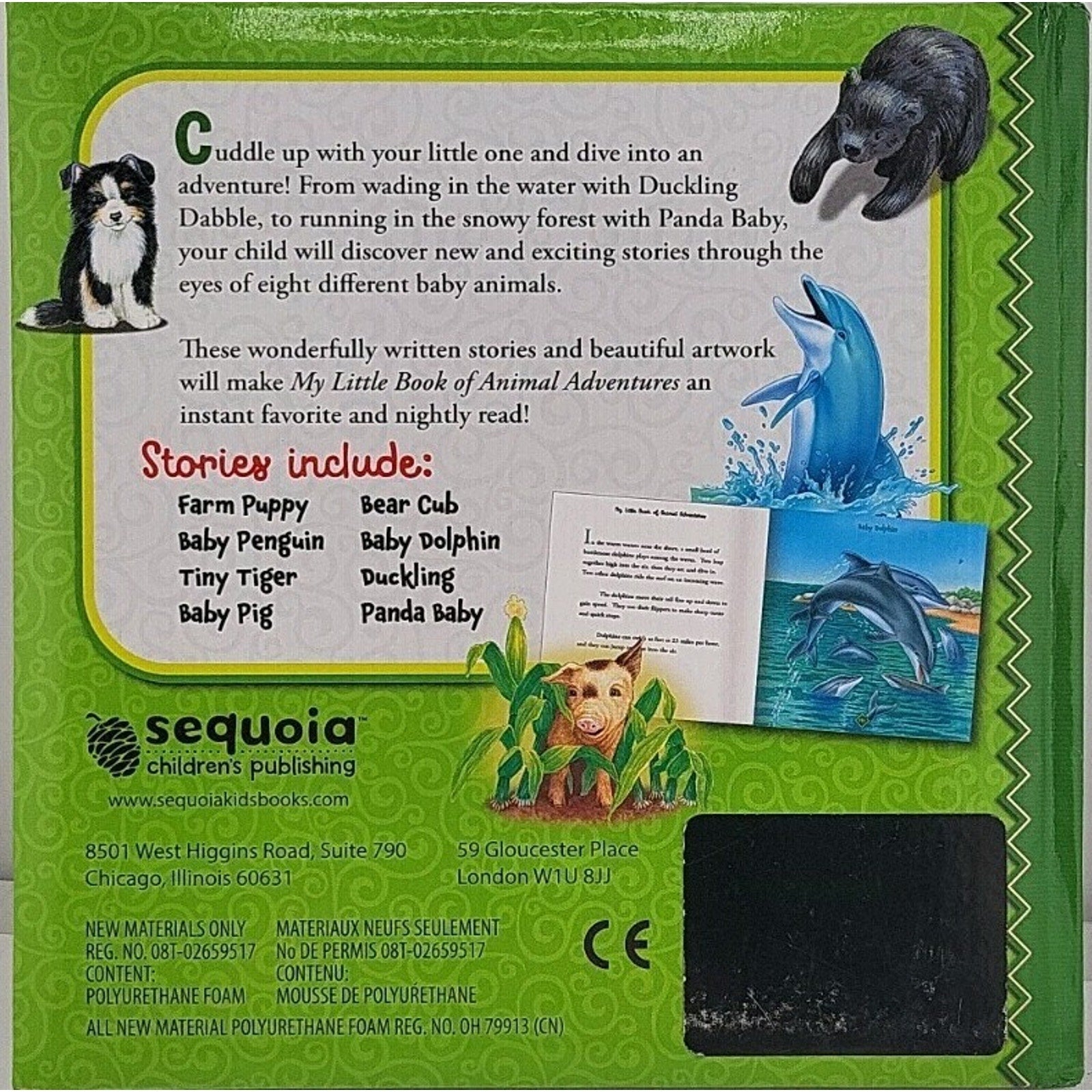 My Little Book of Animal Adventures, Sequoia Children's