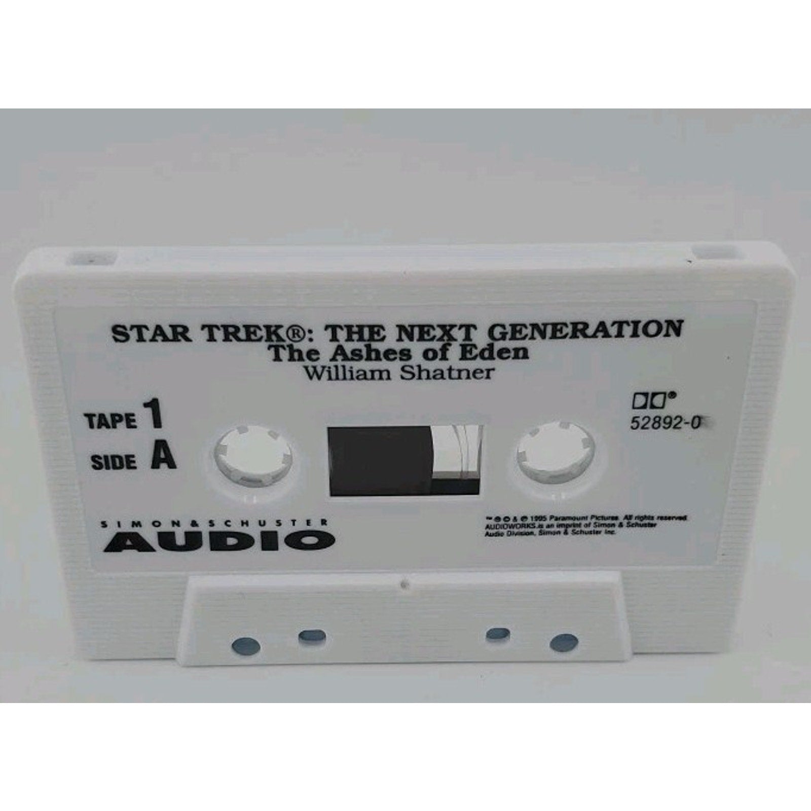 Star Trek The Ashes of Eden 1995 William Shatner 2 Cassette