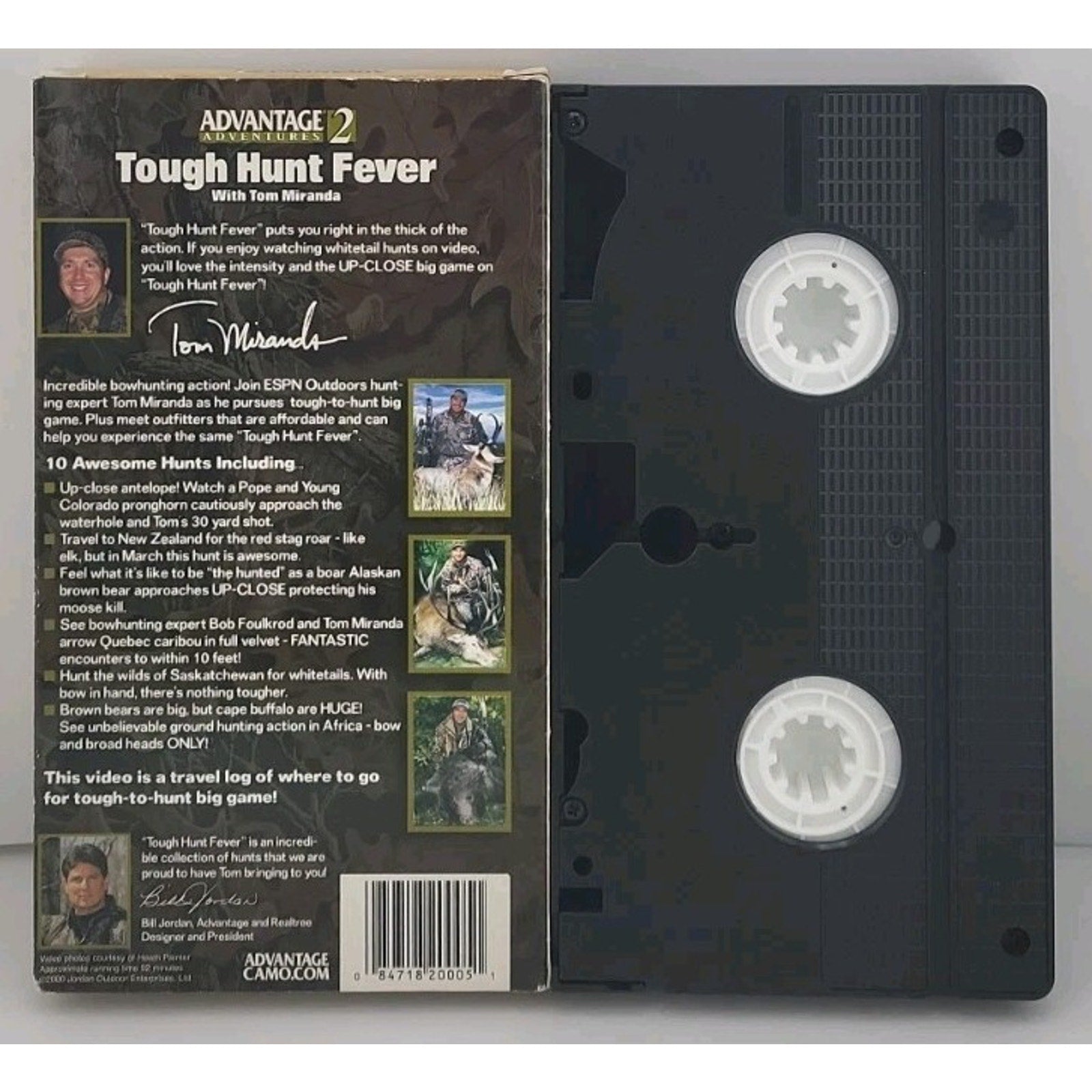 Advantage Adventures 2 Tough Hunt Fever with Tom Miranda VHS Video Tape Realtree