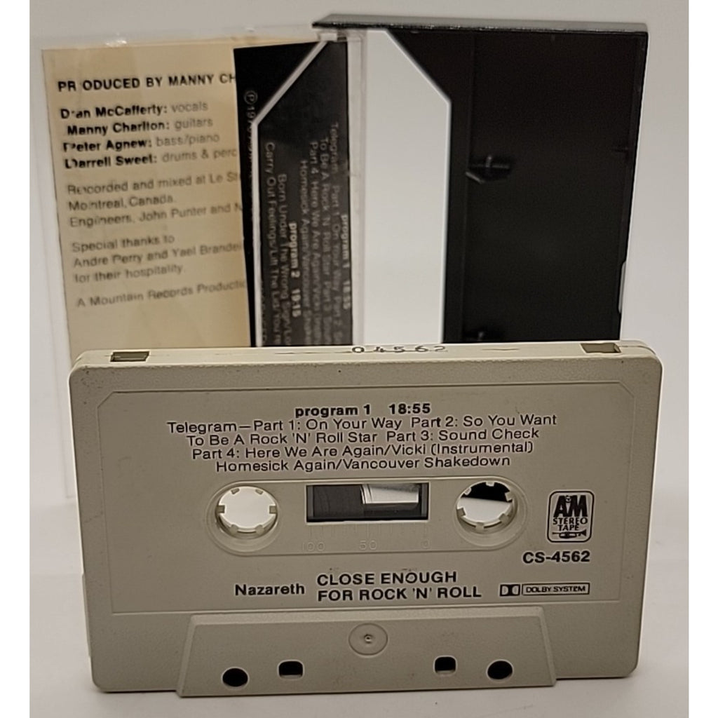Nazareth Close Enough for Rock 'N' Roll (Cassette)