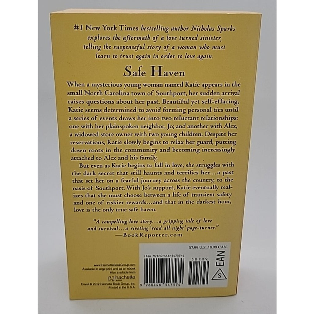 Safe Haven by Nicholas Sparks (2012, Mass Market)