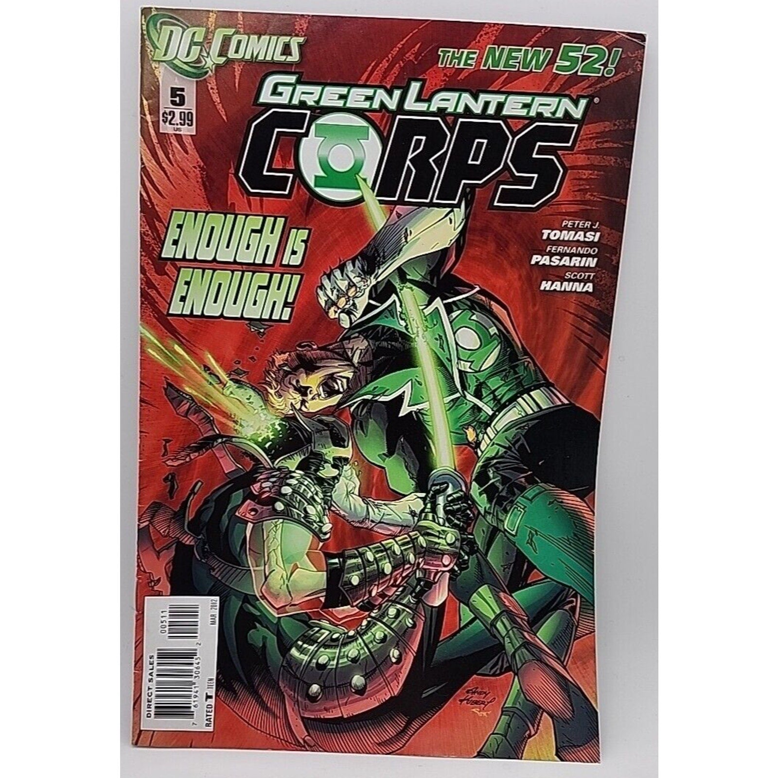 DC Comics Green Lantern Corps 2012 #5