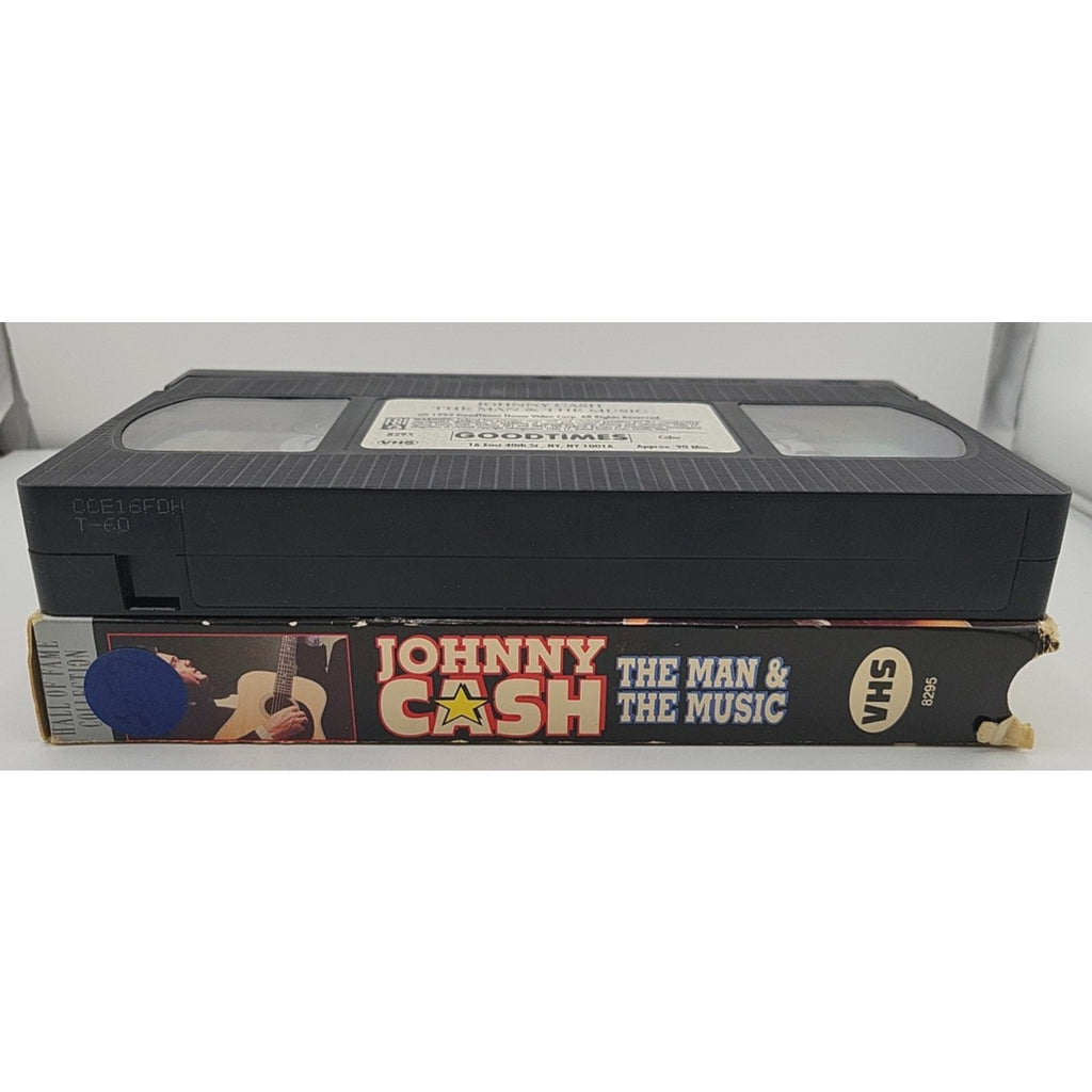Johnny Cash The Man & The Music VHS 1992 Hall of Fame Collection GoodTimes Video
