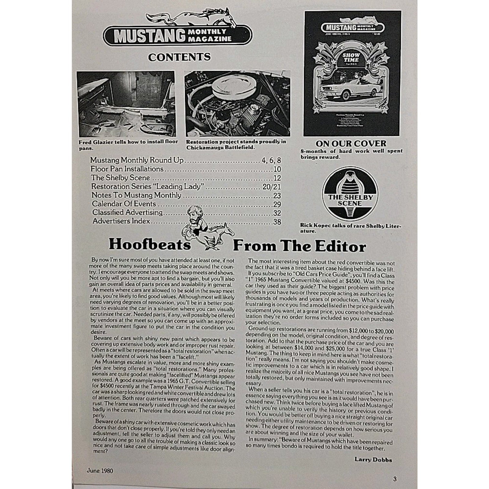 Mustang Monthly Magazine - June 1980 - Vol. 3 No. 5