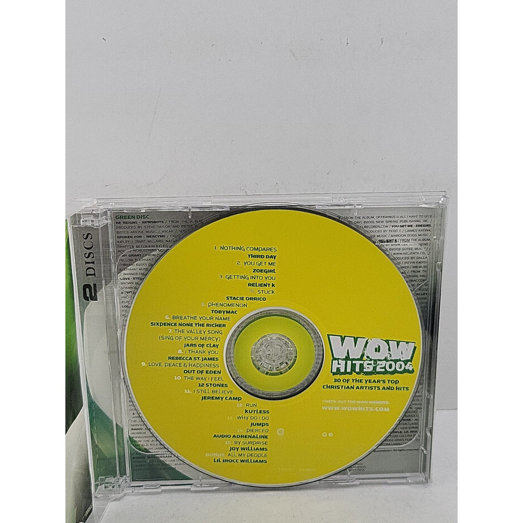 Wow Hits 2004 CD Contemporary Chrisian Pop 2 Disc Various Artists