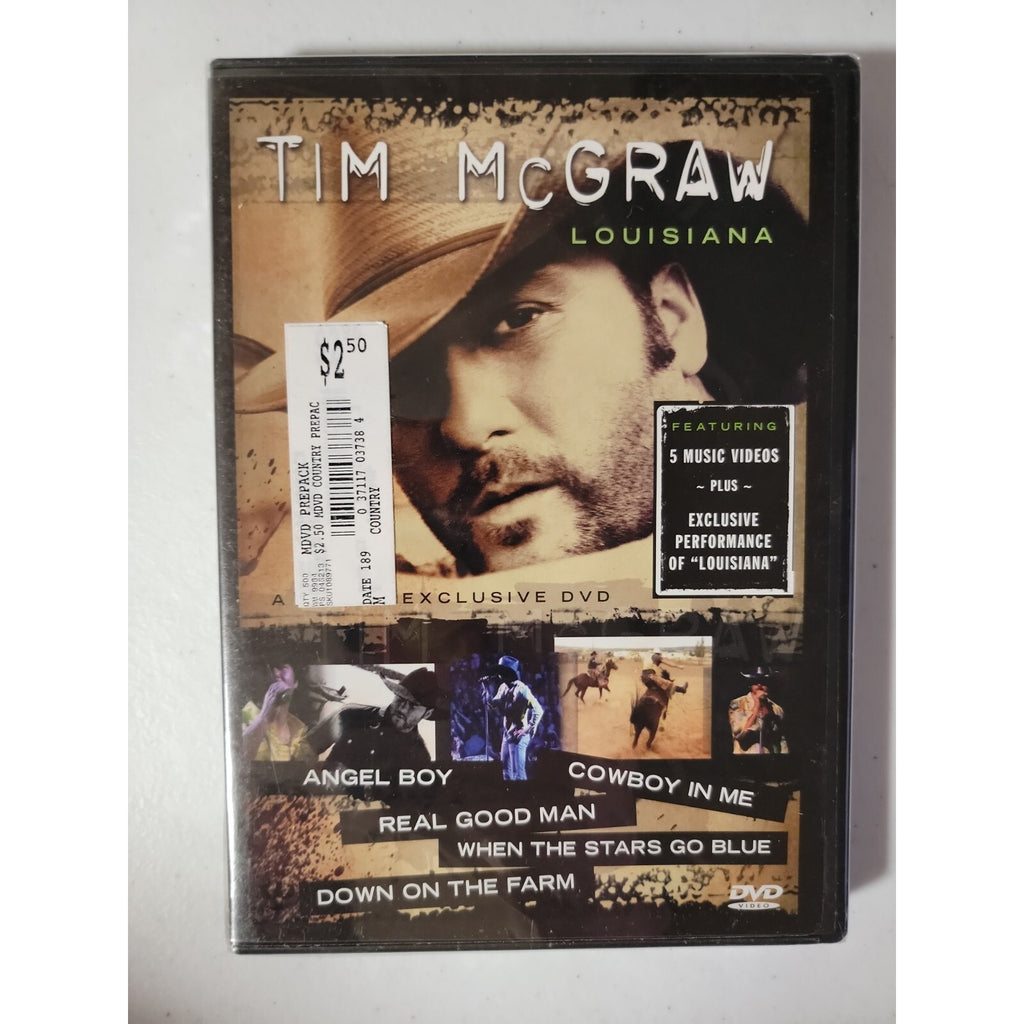 Tim Mcgraw Louisiana (DVD) *Brand New*