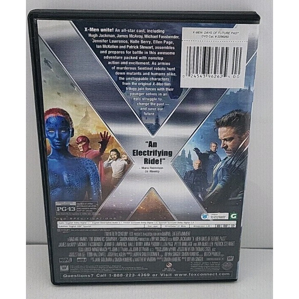 X-Men: Days of Future Past (DVD, 2014)