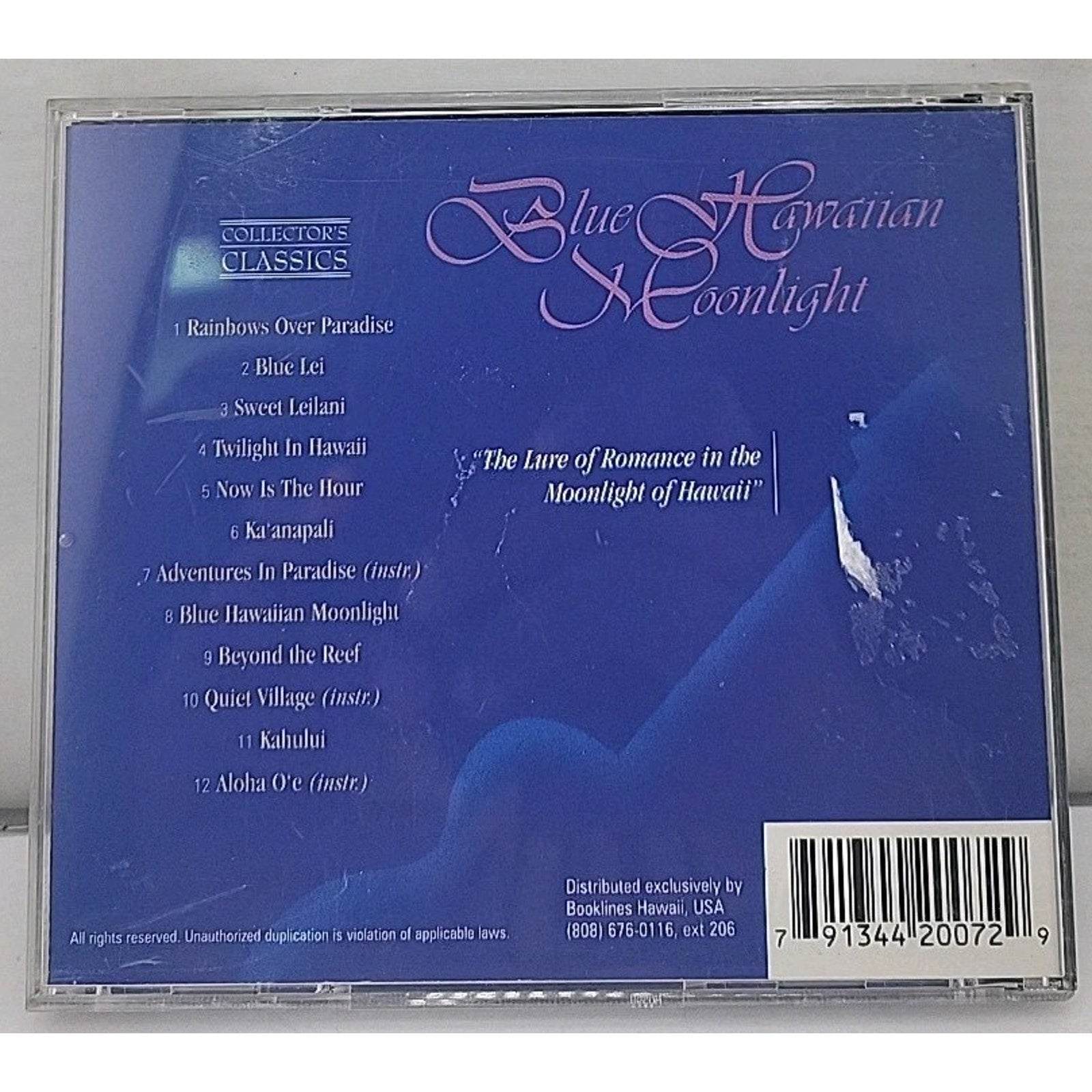 Blue Hawaiian Moonlight by Various Artists (CD, Booklines)