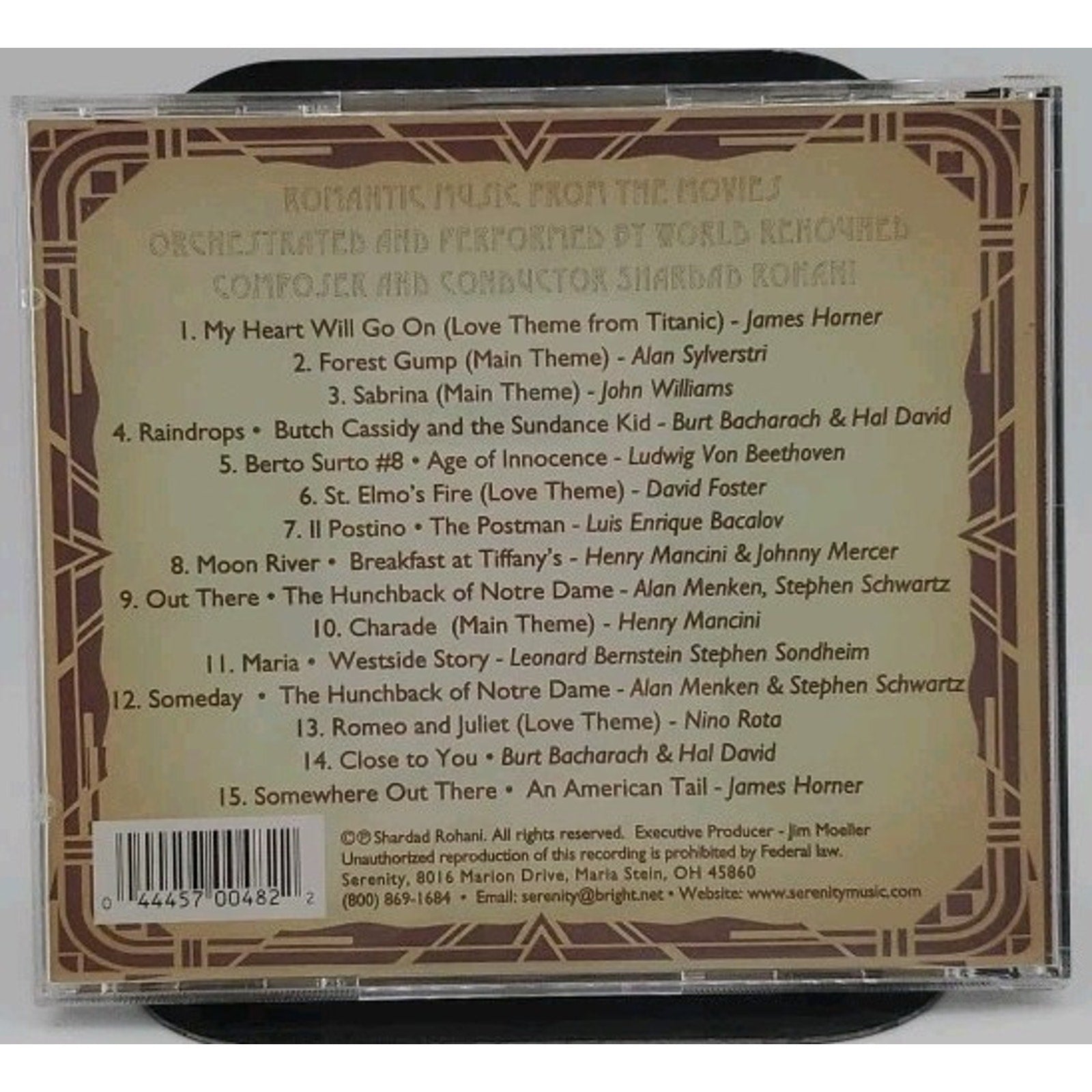 Cinema Passion by Shardad (CD, Jul-1998, Serenity Records)