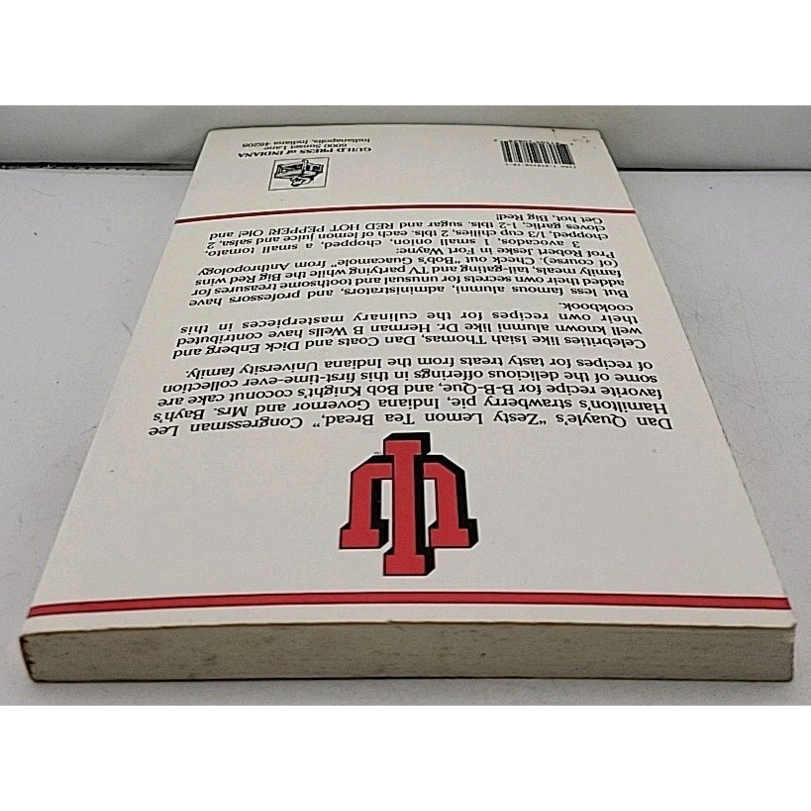 The IU Cook Book Indiana University Hoosiers Terry Murray