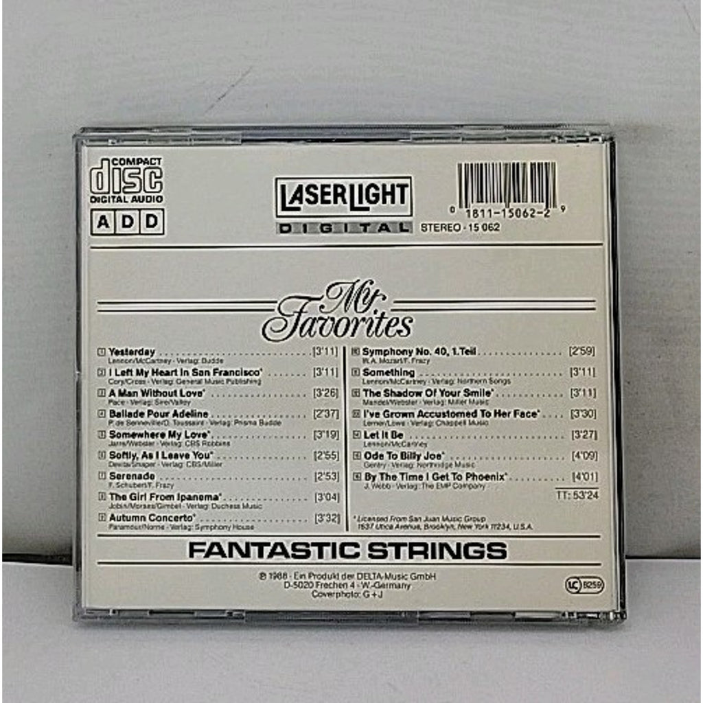 My Favorites, Vol. 1 by Fantastic Strings (CD, Oct-1991, Laserlight)