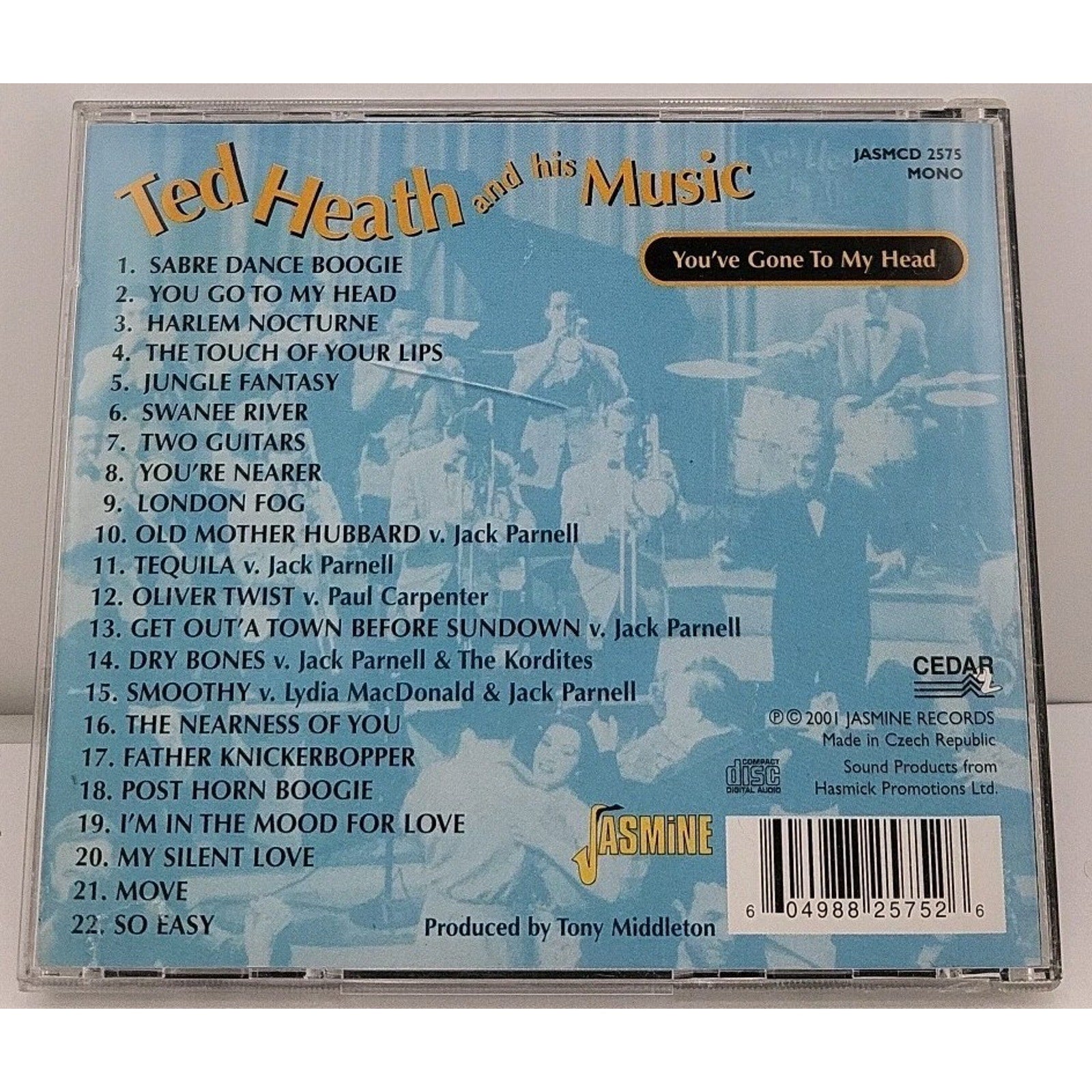 You've Gone to My Head by Heath, Ted (CD, 2001)