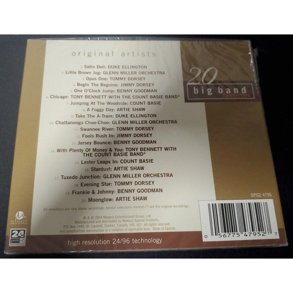 20 Big Band Favorites by Various Artists (CD) *Brand New*