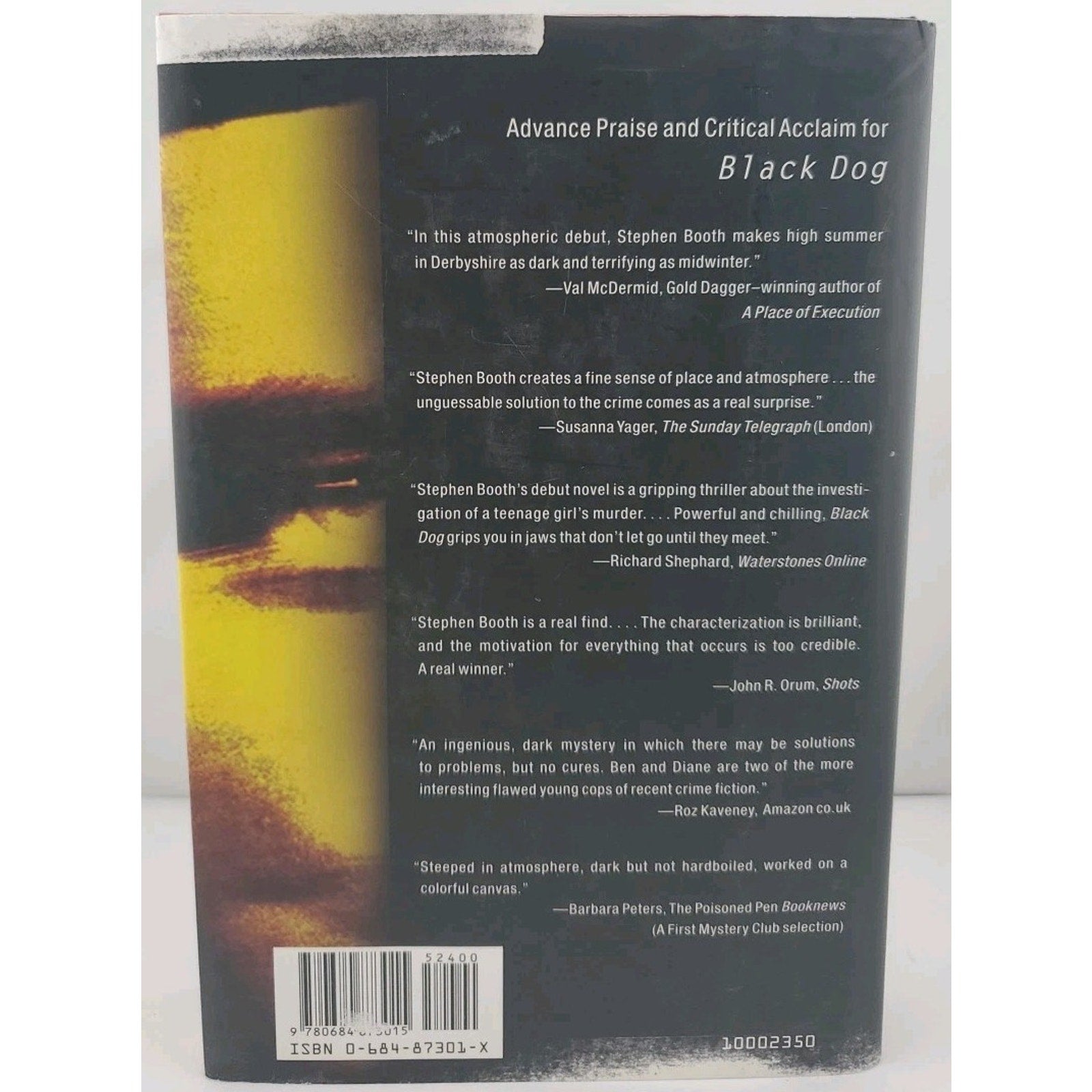 Black Dog : A Crime Novel Hardcover Stephen Booth