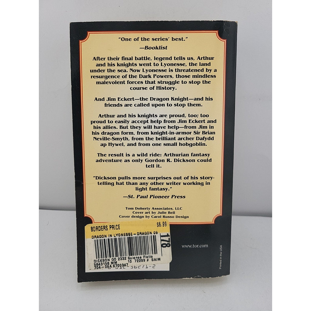 Dragon in Lyonesse by Gordon R. Dickson (1999, Mass Market)