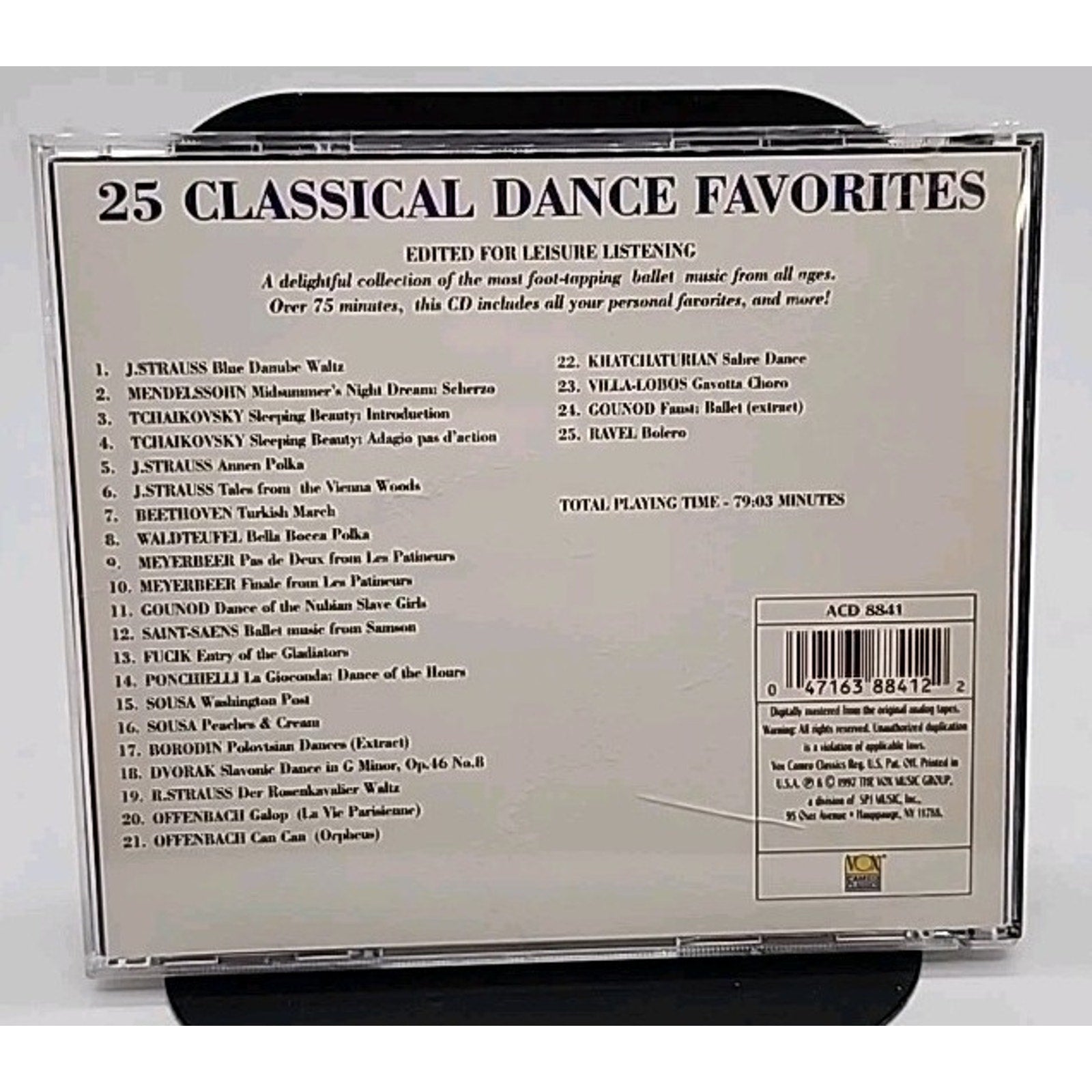 25 Classical Dance Favorites by Various (CD, 1997)