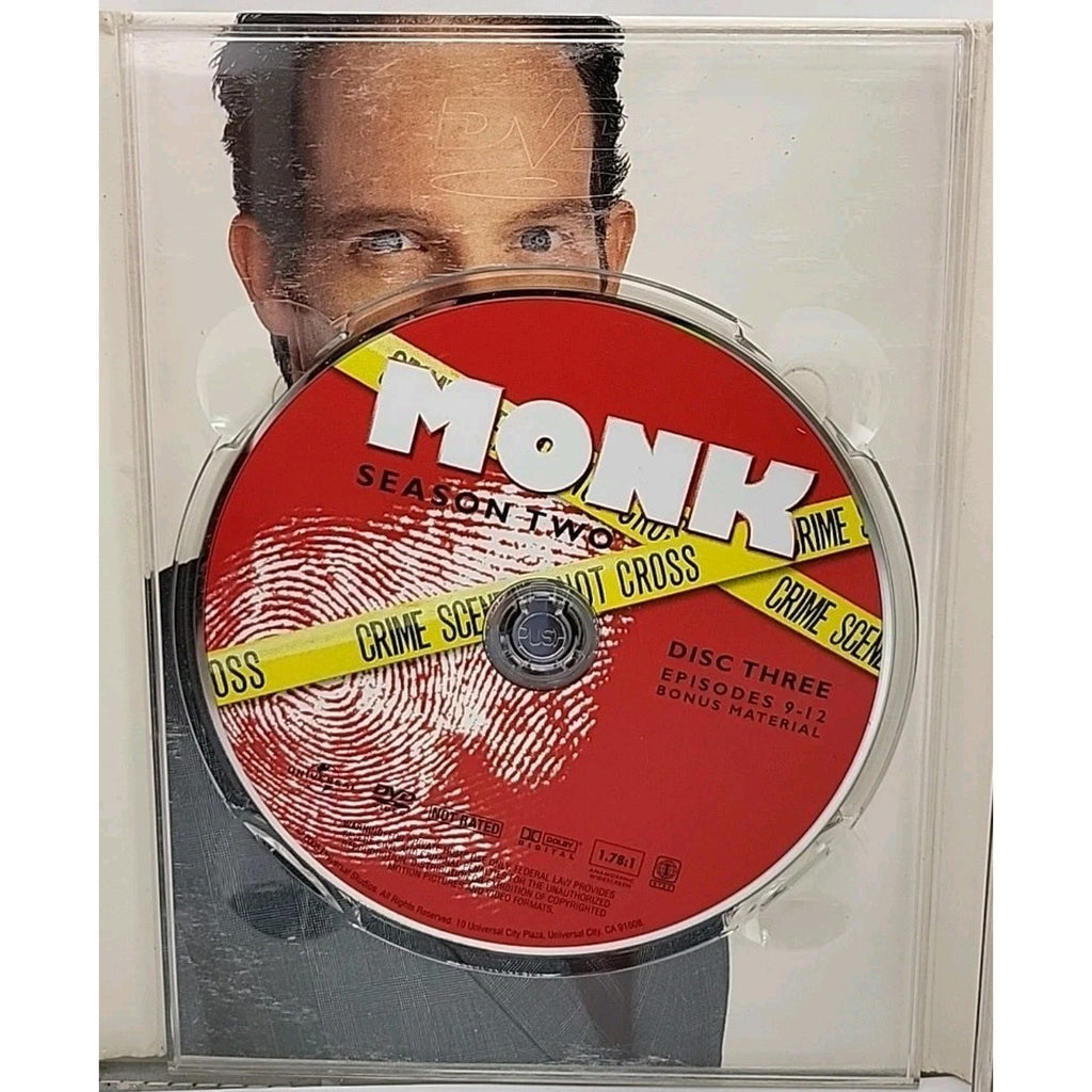 Monk - Season 2 (DVD, 2005, 4-Disc Set)